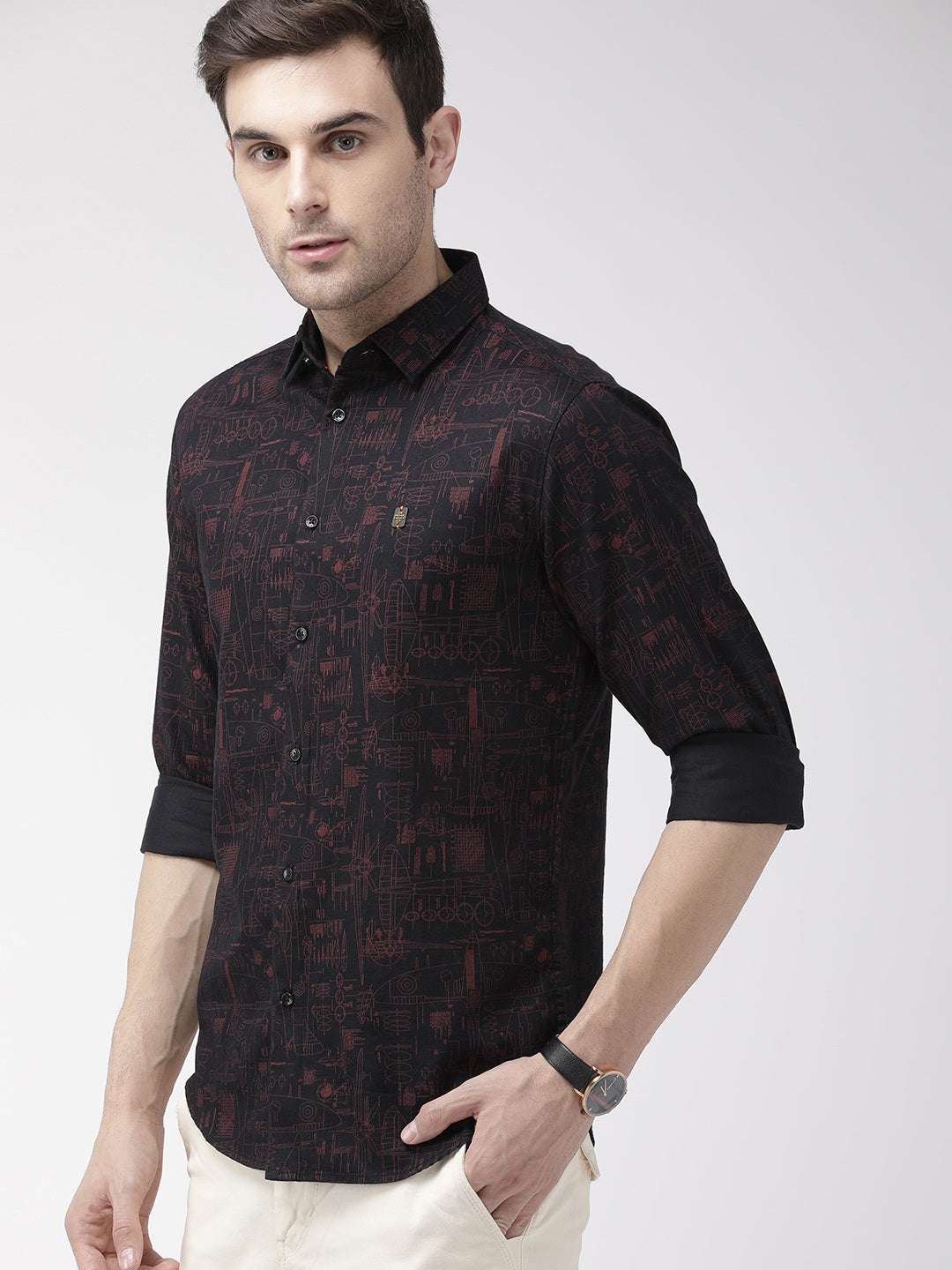 Men's Printed Casual Shirt