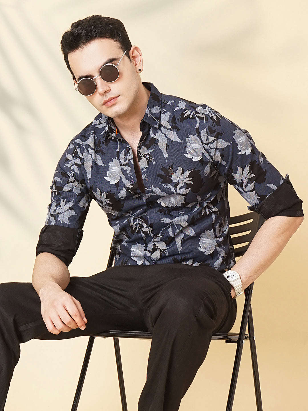 Men's Floral Casual Shirt