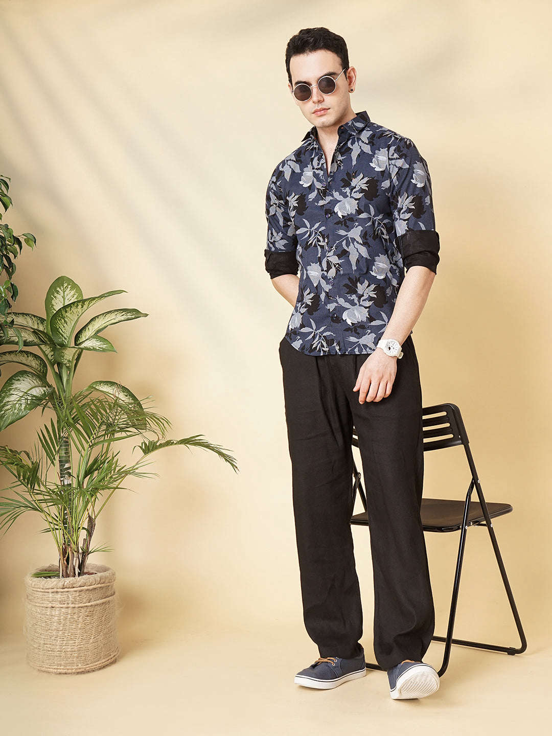 Men's Floral Casual Shirt