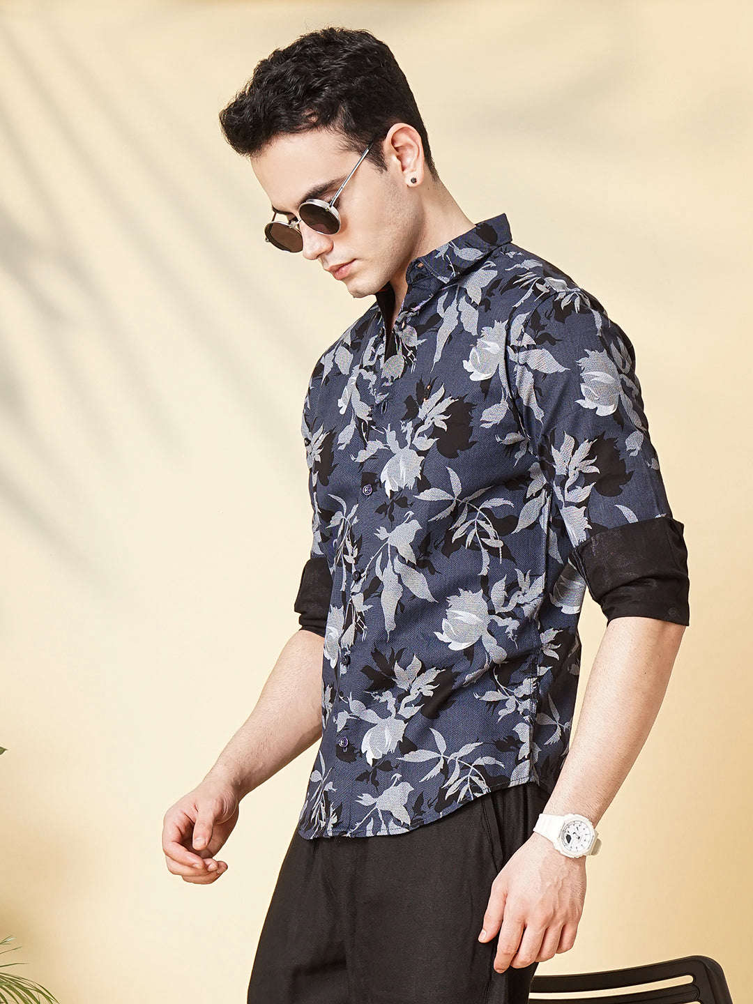 Men's Floral Casual Shirt