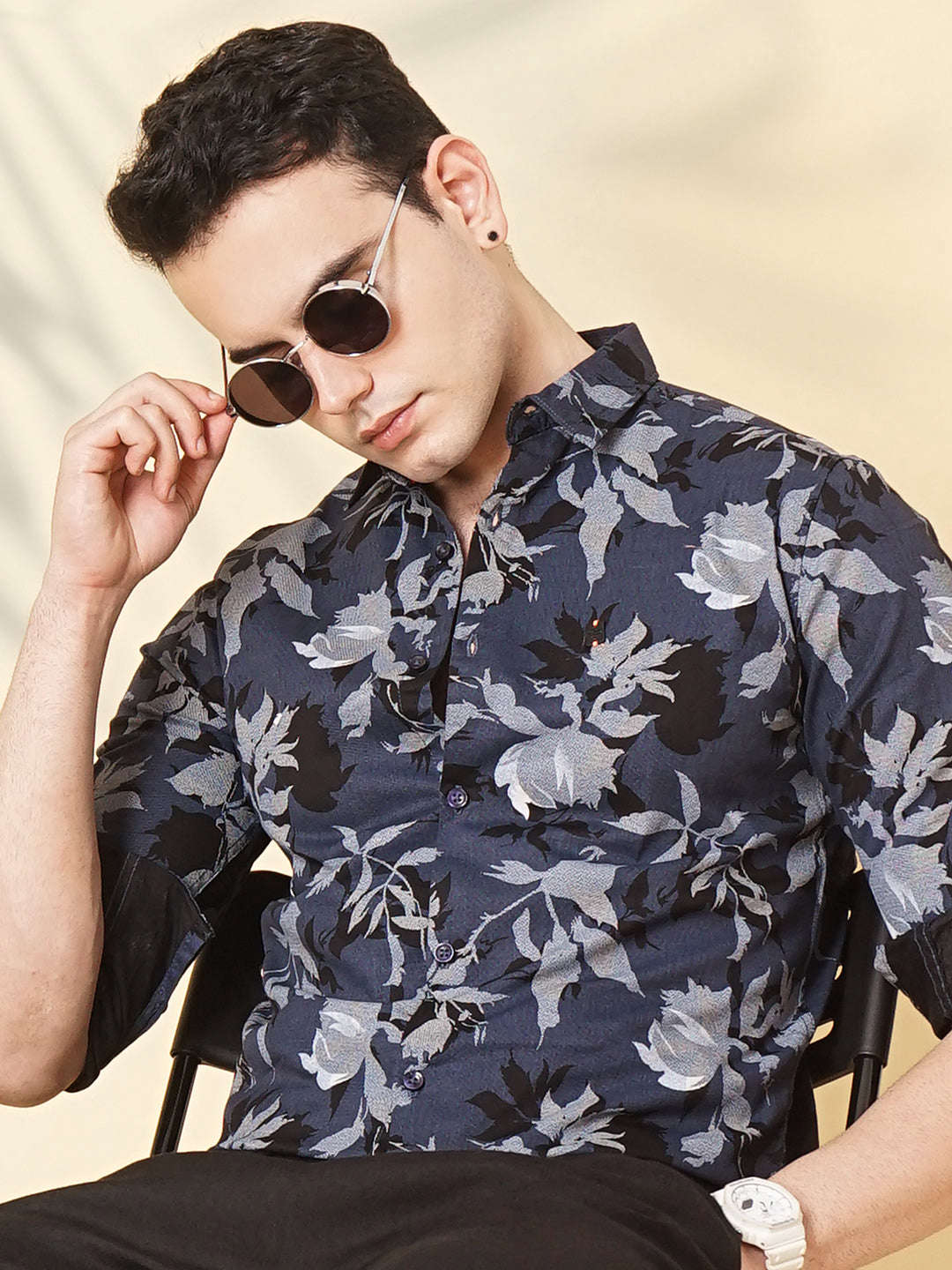 Men's Floral Casual Shirt