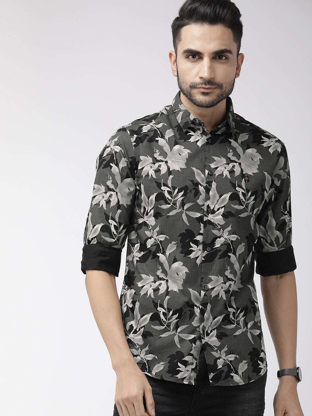 Men's Floral Casual Shirt