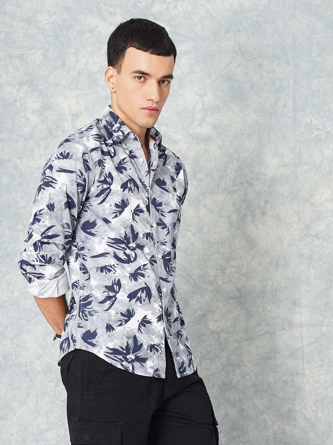 Men's Floral Casual Shirt