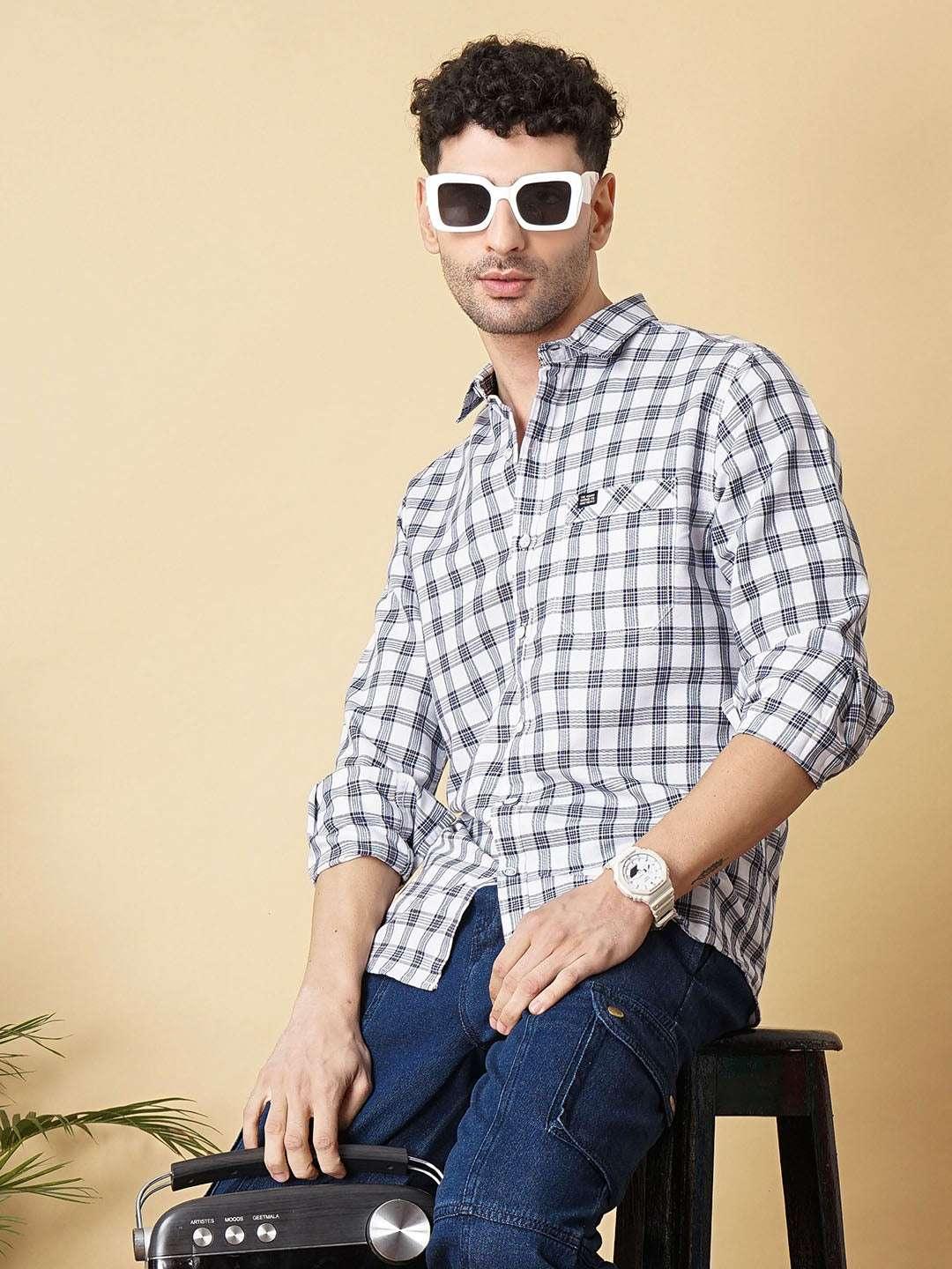 Men's Casual Checked Shirt