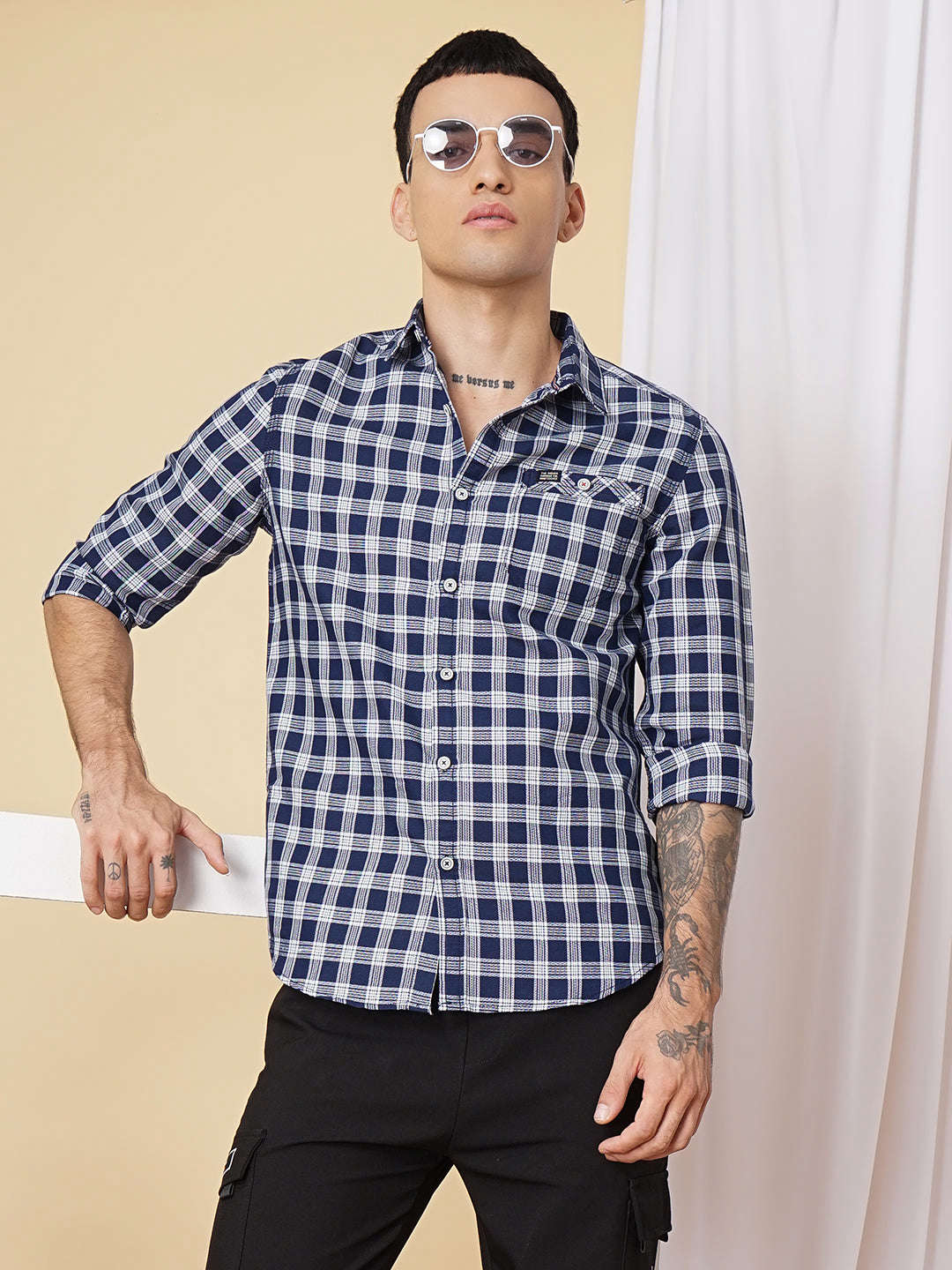 Men's Checked Casual Shirt