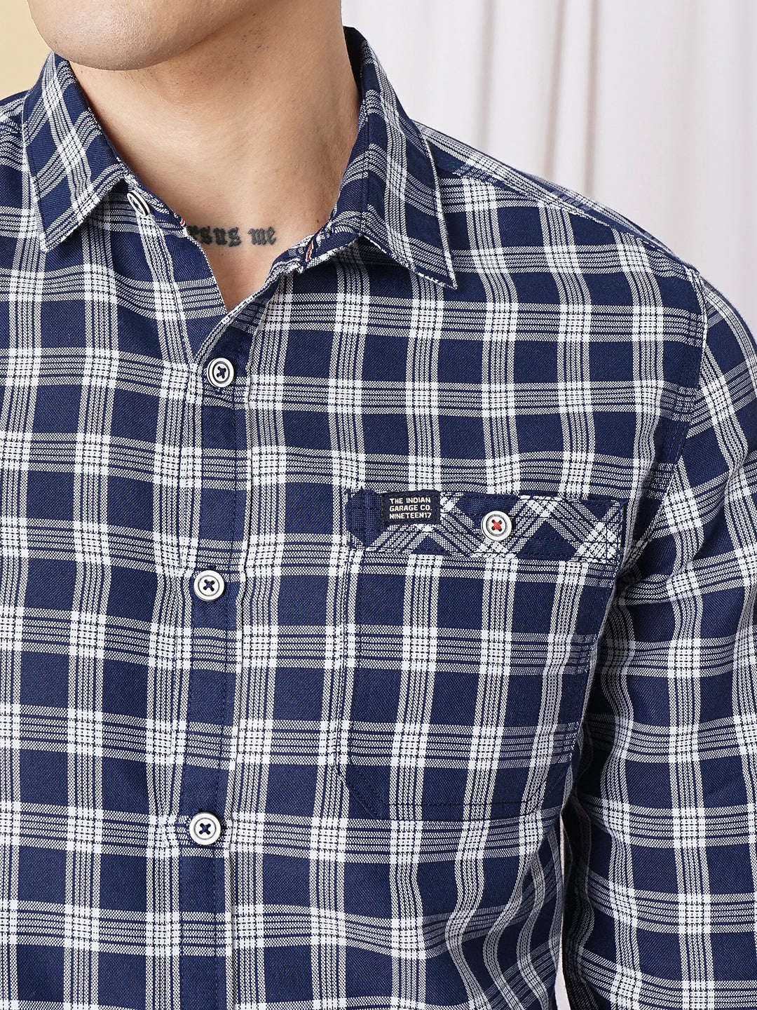 Men's Checked Casual Shirt