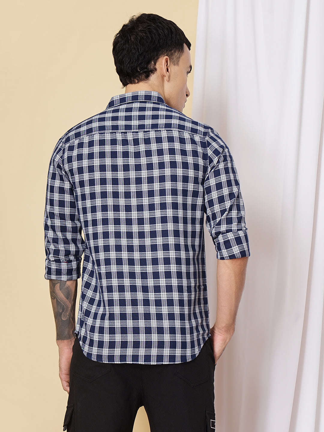 Men's Checked Casual Shirt