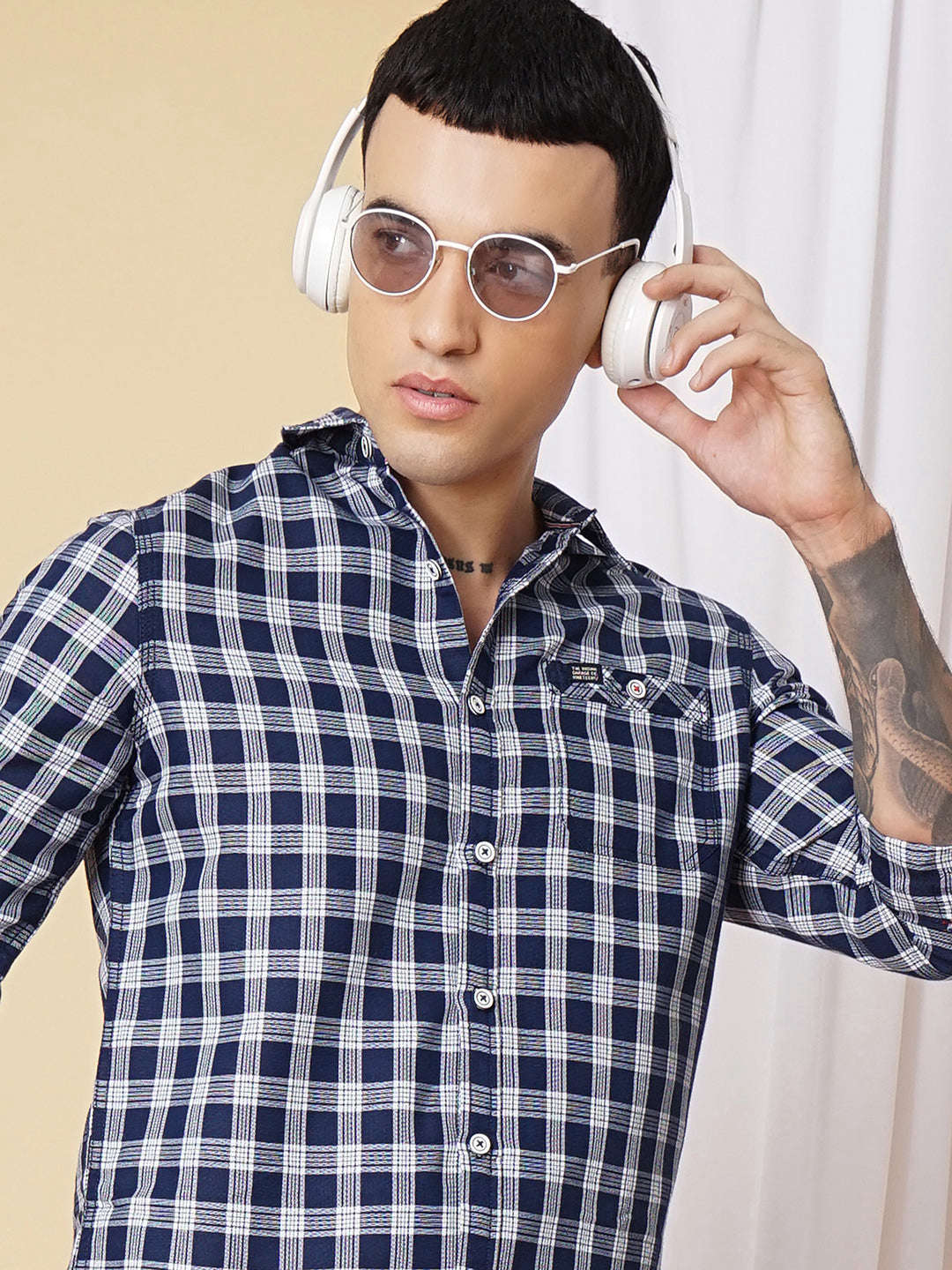 Men's Checked Casual Shirt