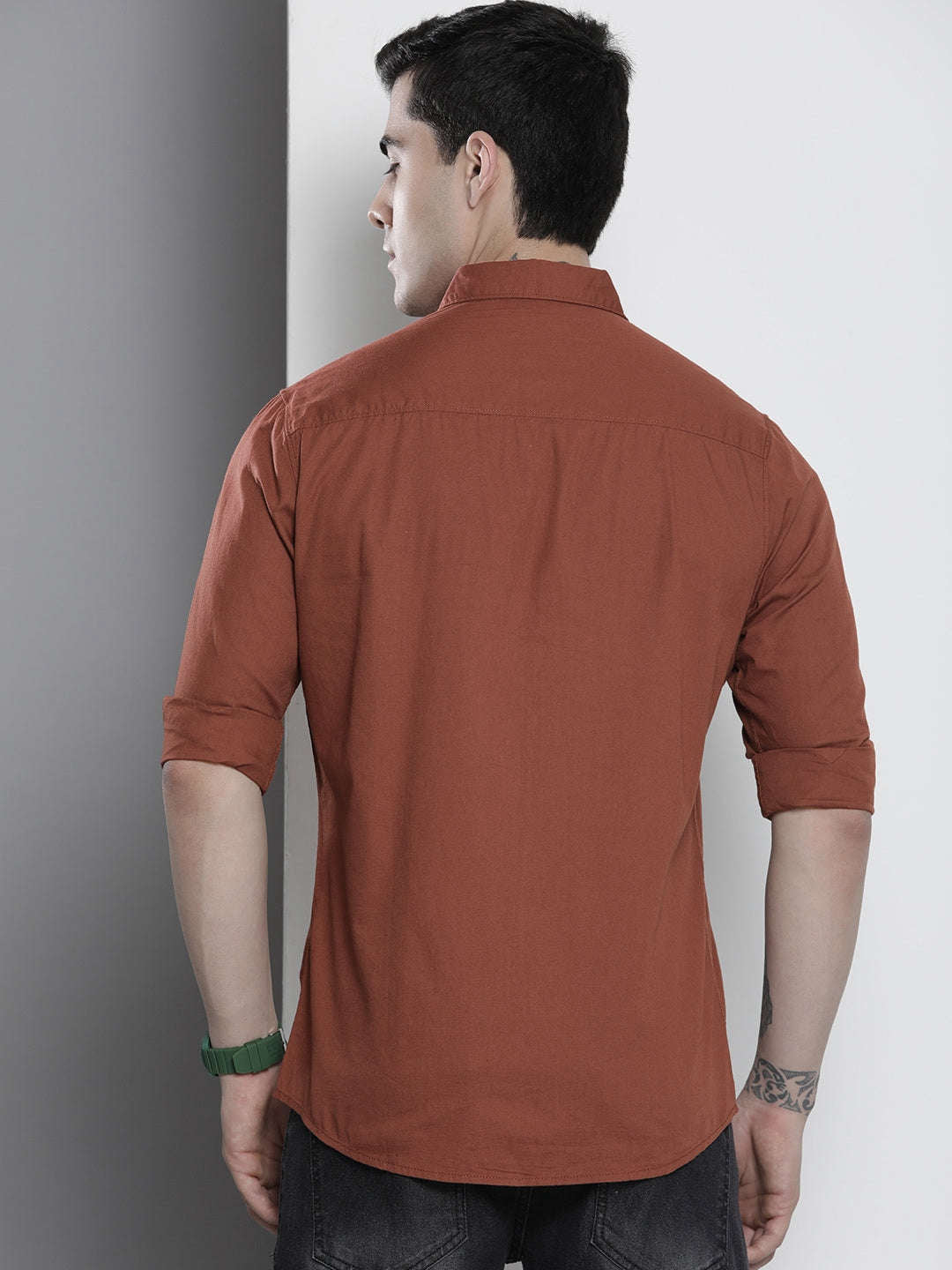 Men's Solid Slim Fit Shirt