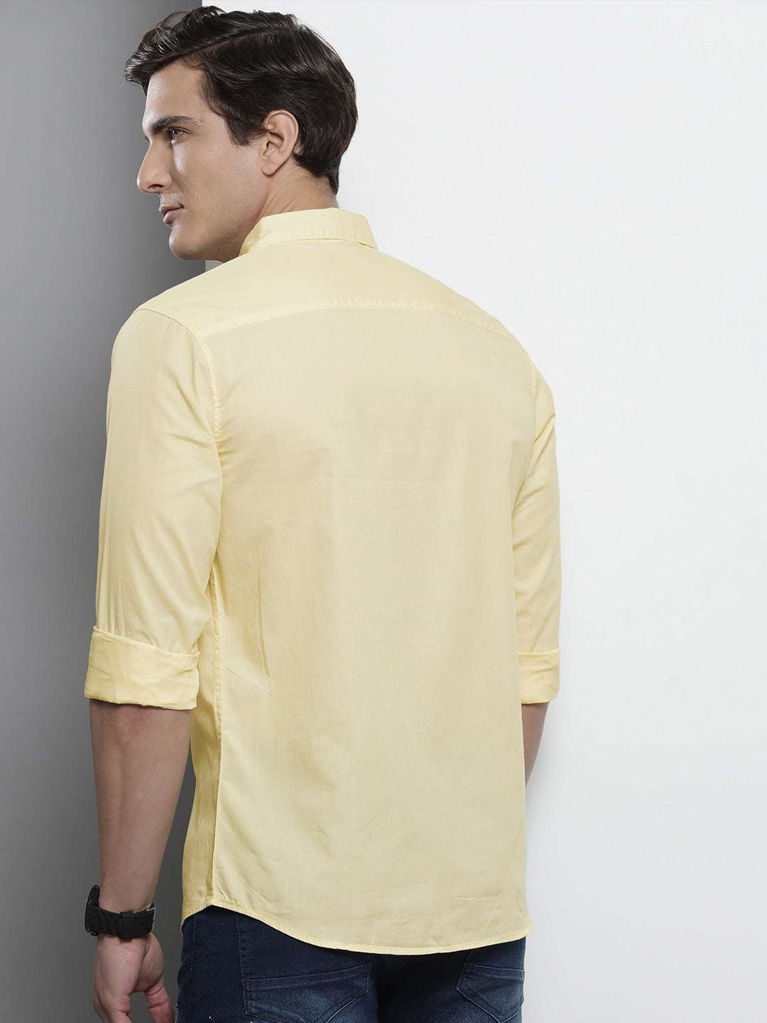 Men's Solid Slim Fit Shirt