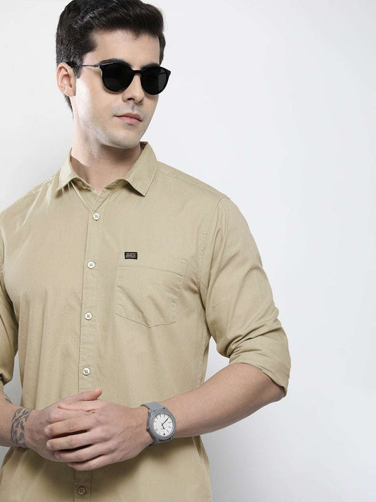 Men's Solid Slim Fit Shirt