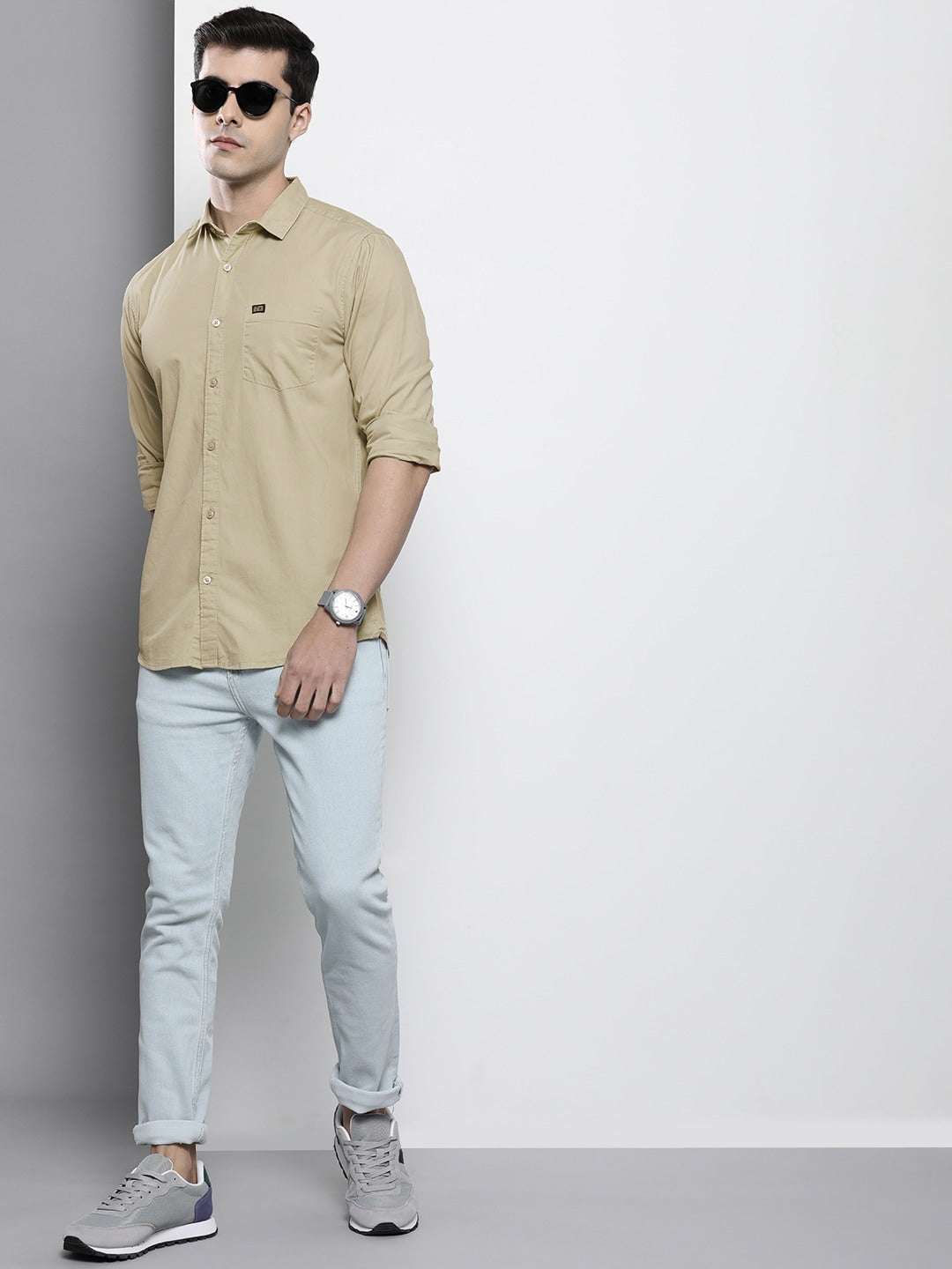 Men's Solid Slim Fit Shirt