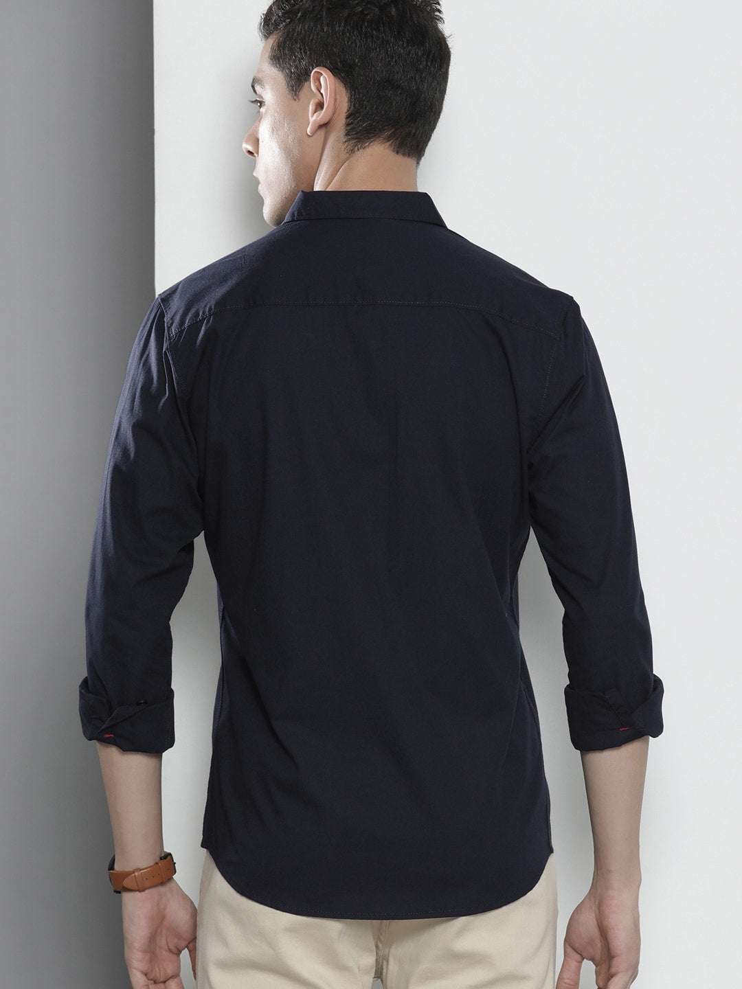 Men's Solid Slim Fit Shirt