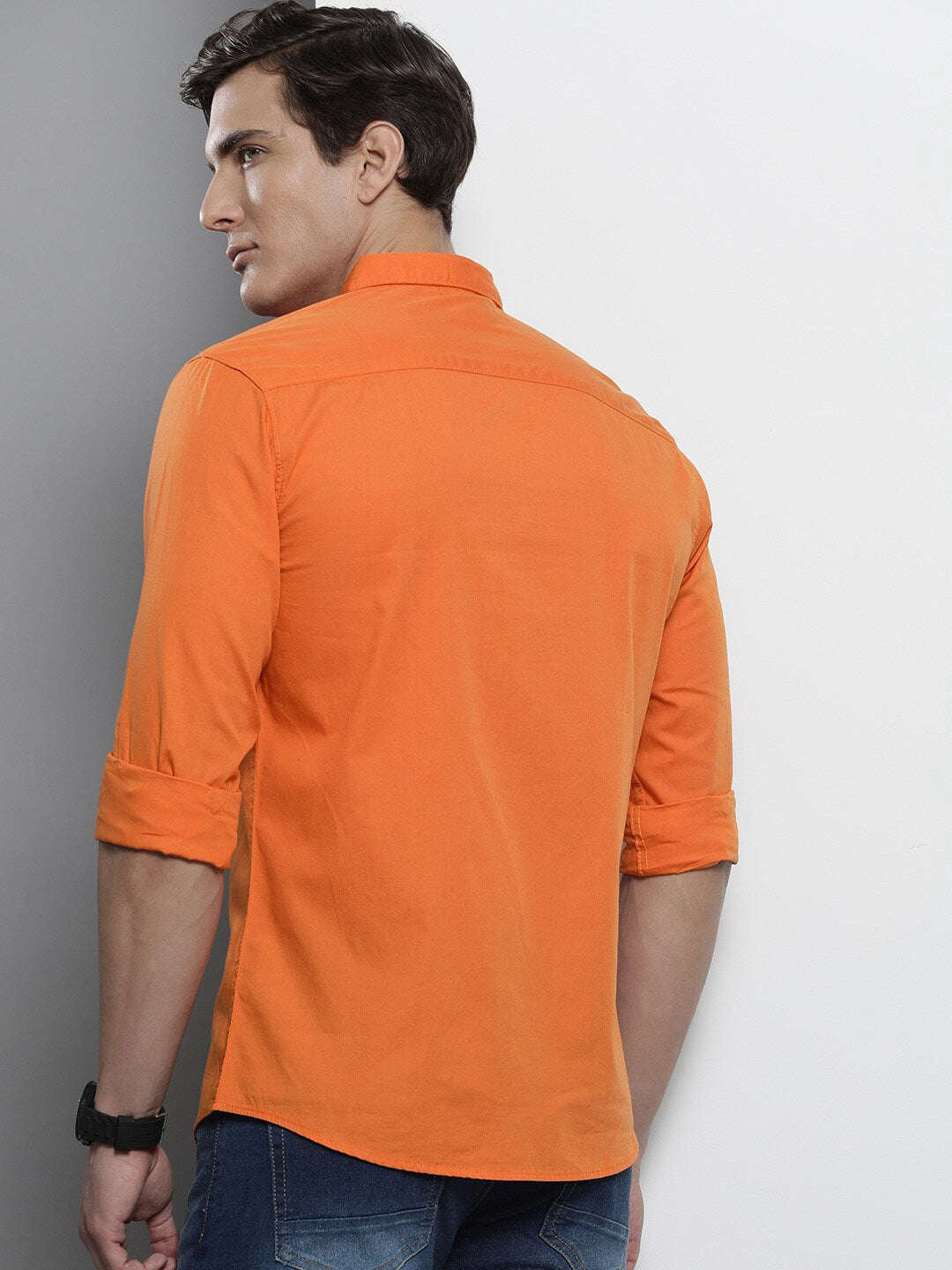 Men's Solid Slim Fit Shirt