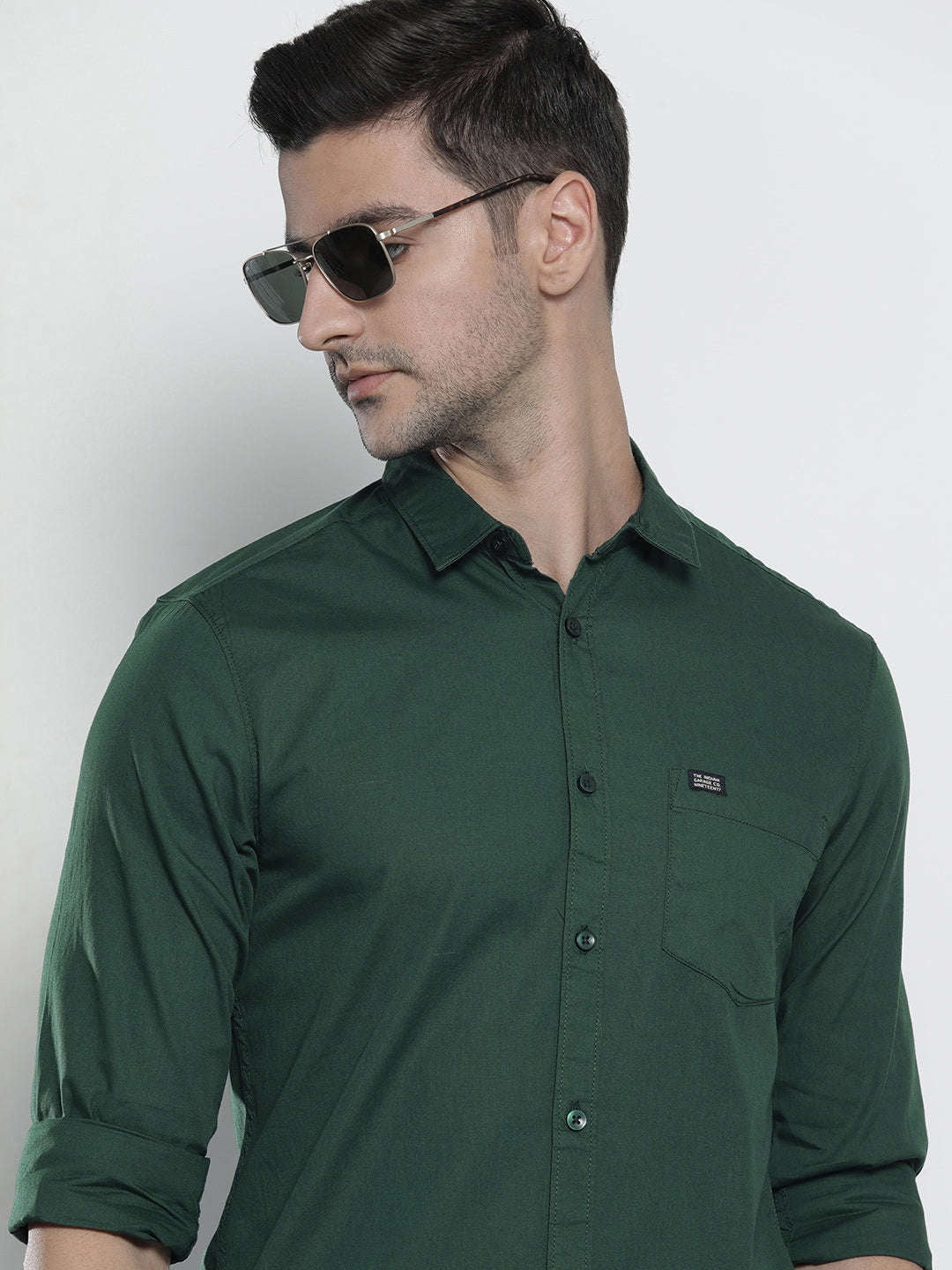 Men's Solid Slim Fit Shirt