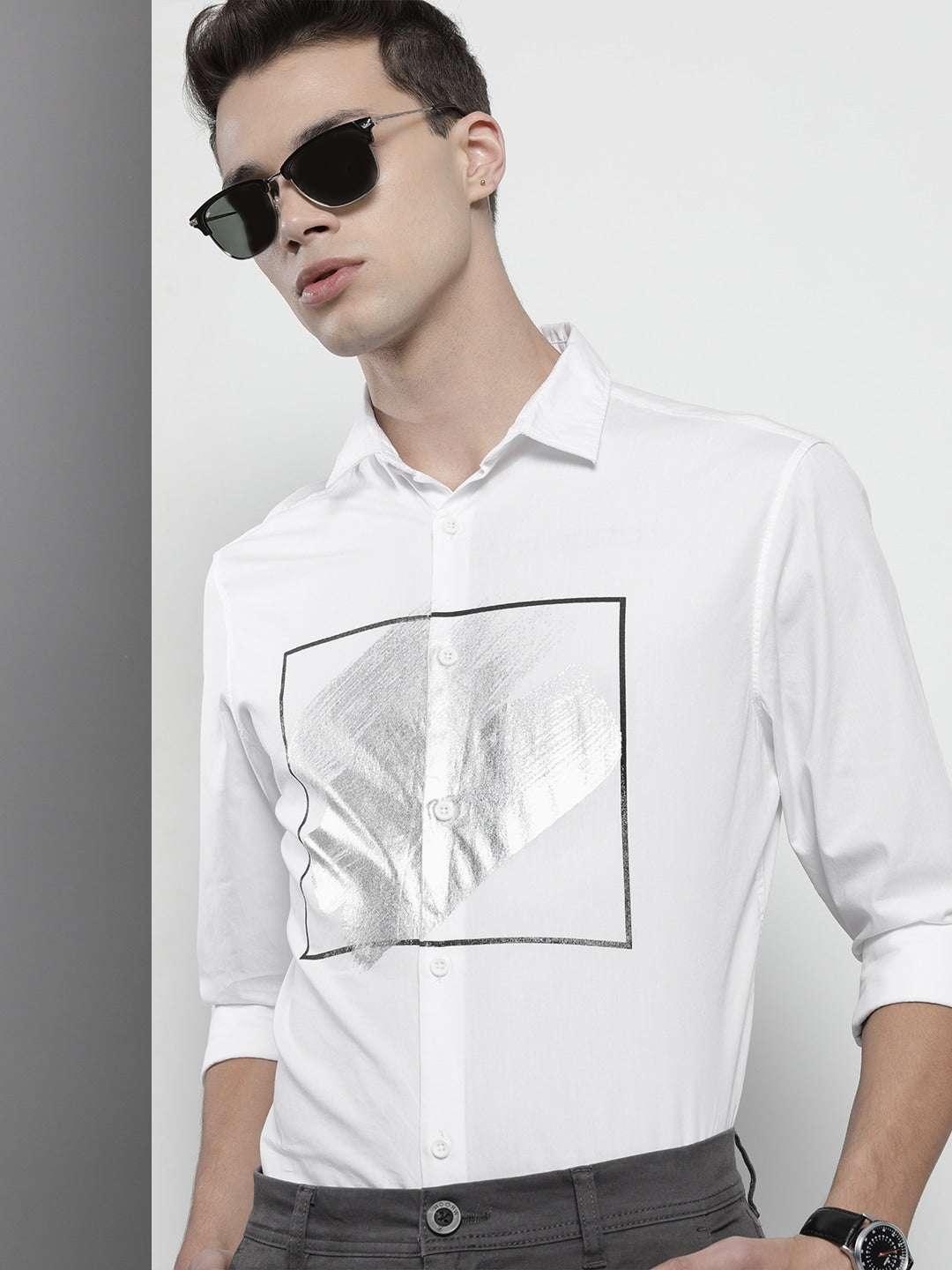 Men's PlaceMen'st Printed Poplin Shirt