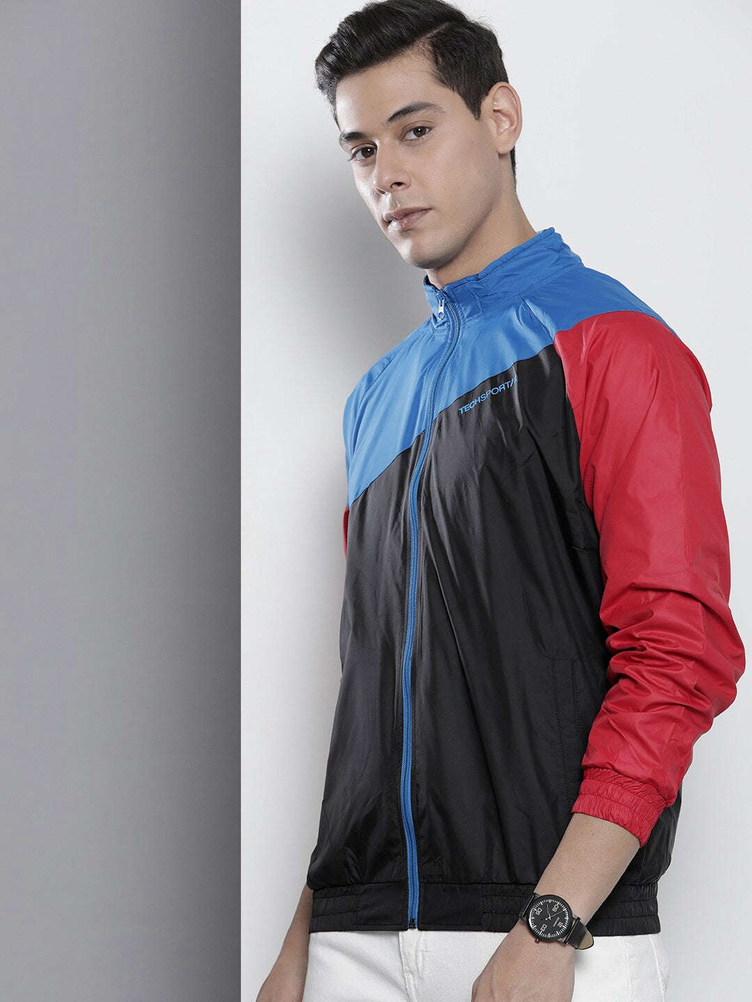 Men's Color Block Windcheater