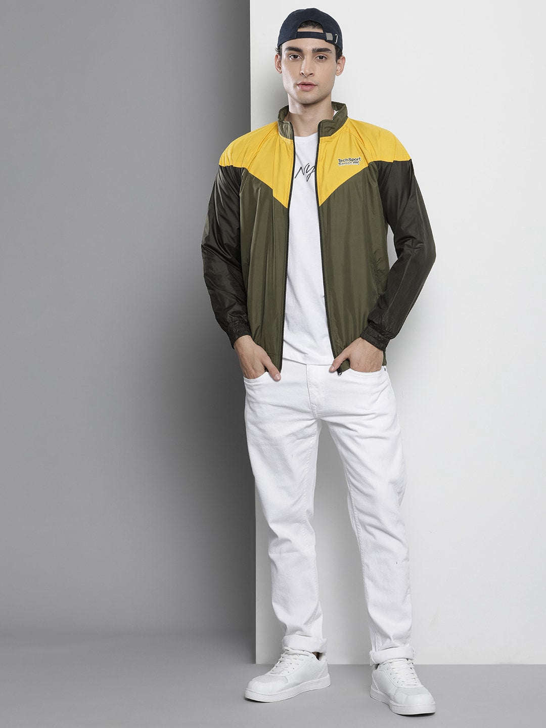 Men's Color Block Windcheater