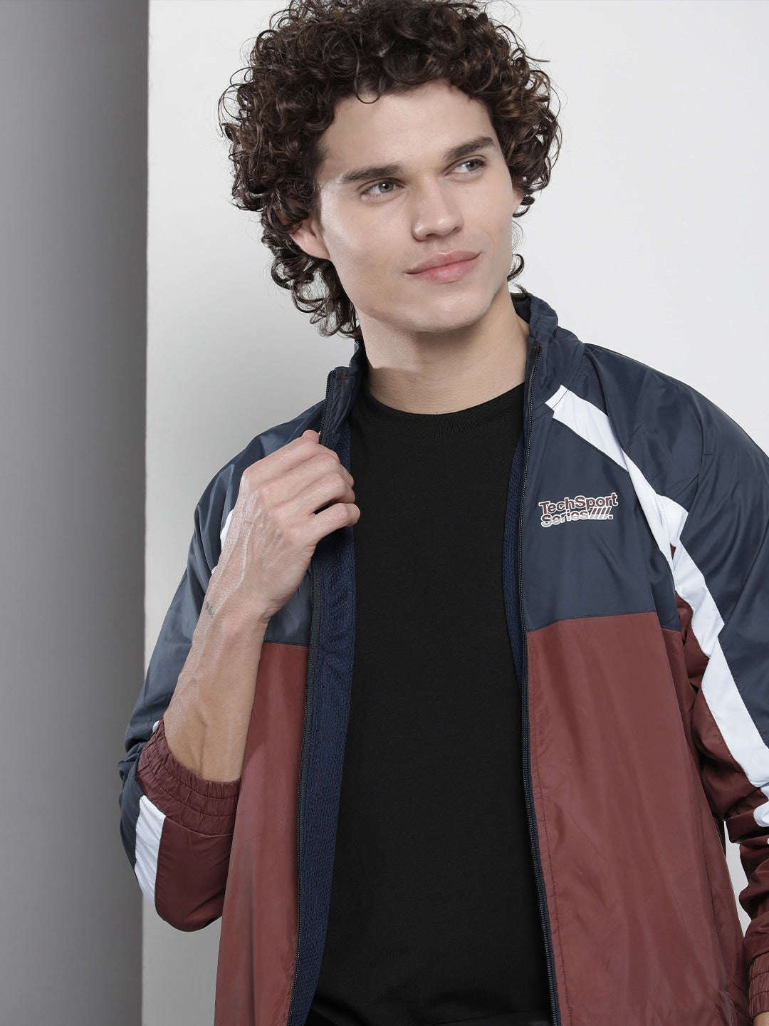 Men's Color Block Windcheater