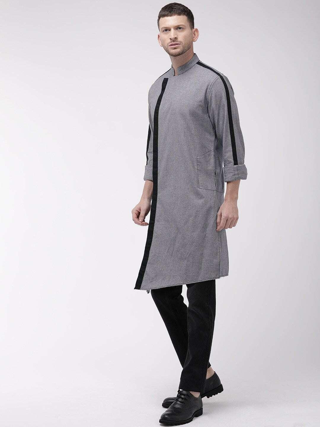 Men's Long Kurta Trail Cut