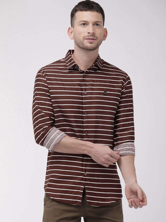 Men's Striped Casual Shirt