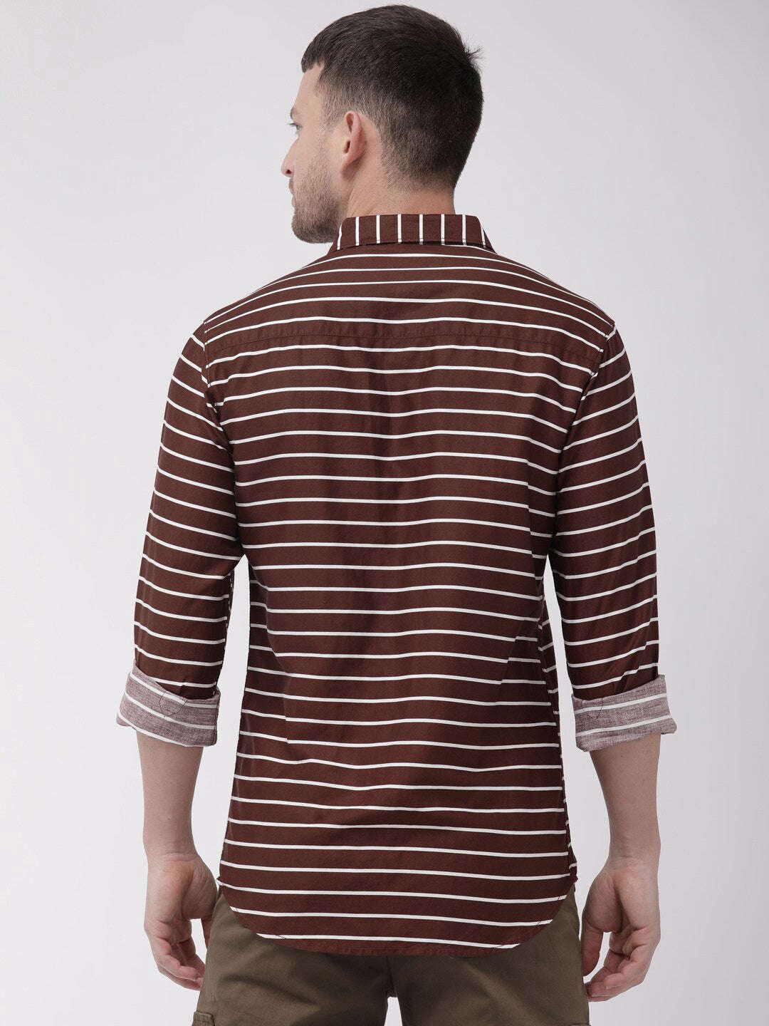 Men's Striped Casual Shirt