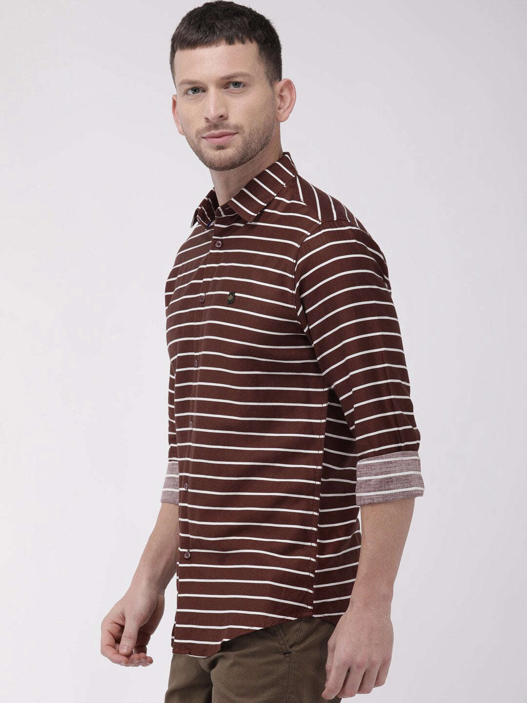 Men's Striped Casual Shirt