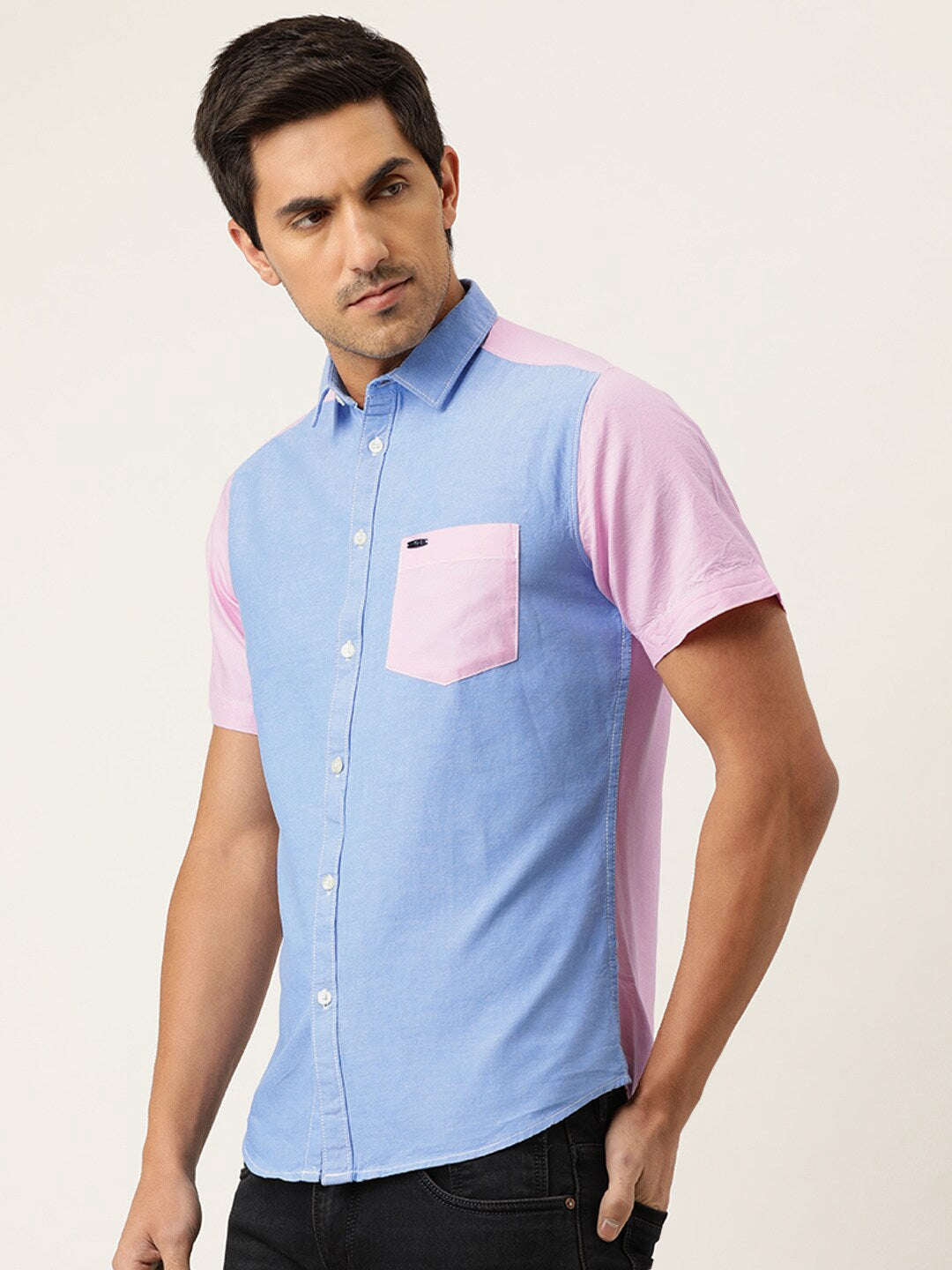 Men's Colorblocked Shirt