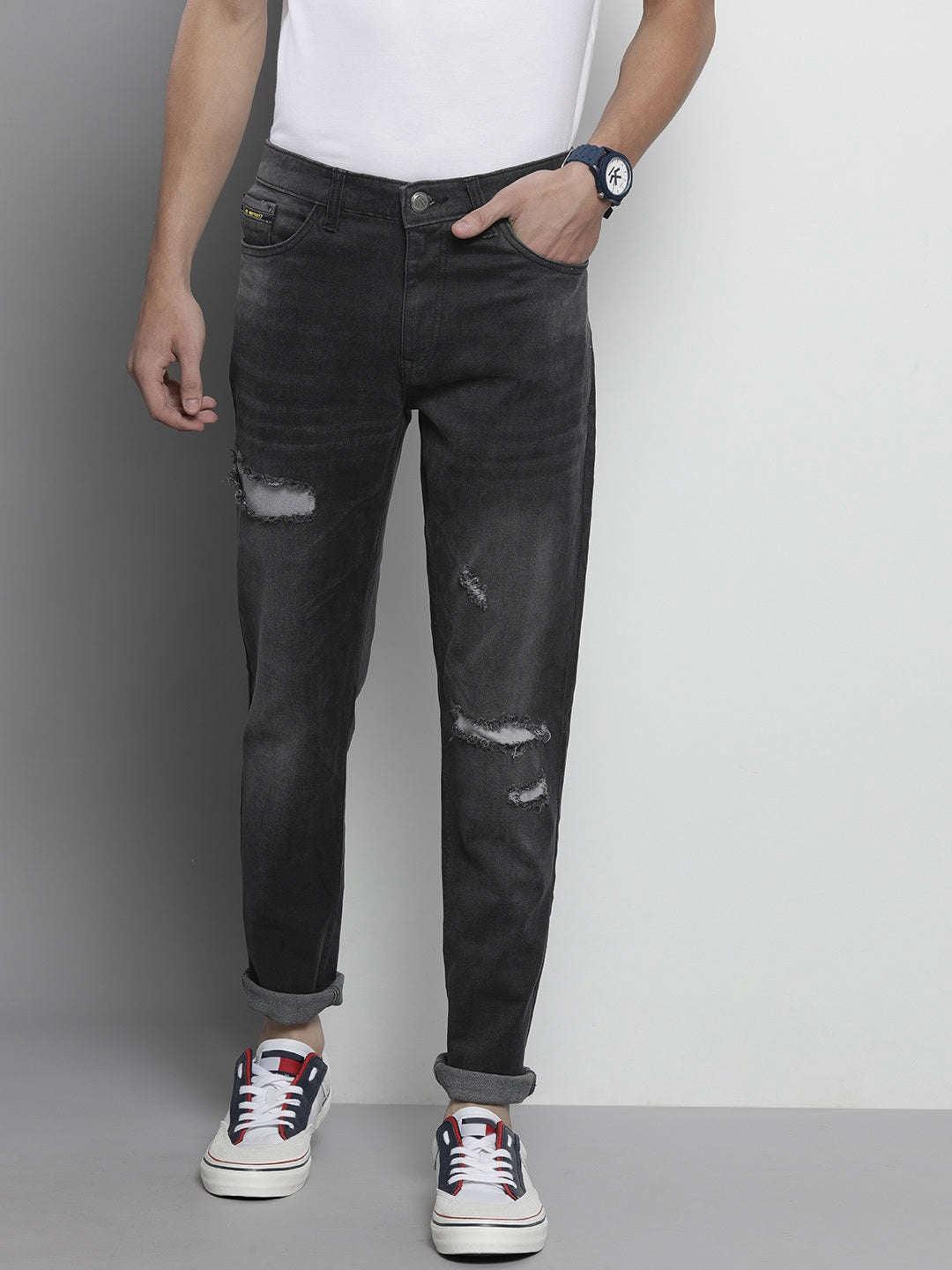 Men's Solid Slim Fit Jeans