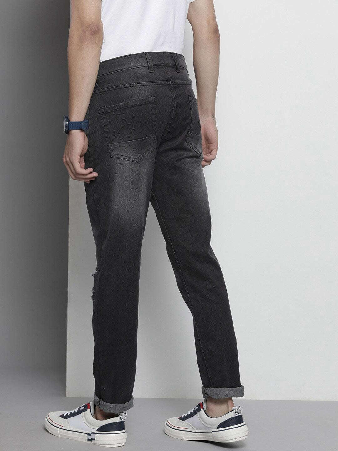 Men's Solid Slim Fit Jeans