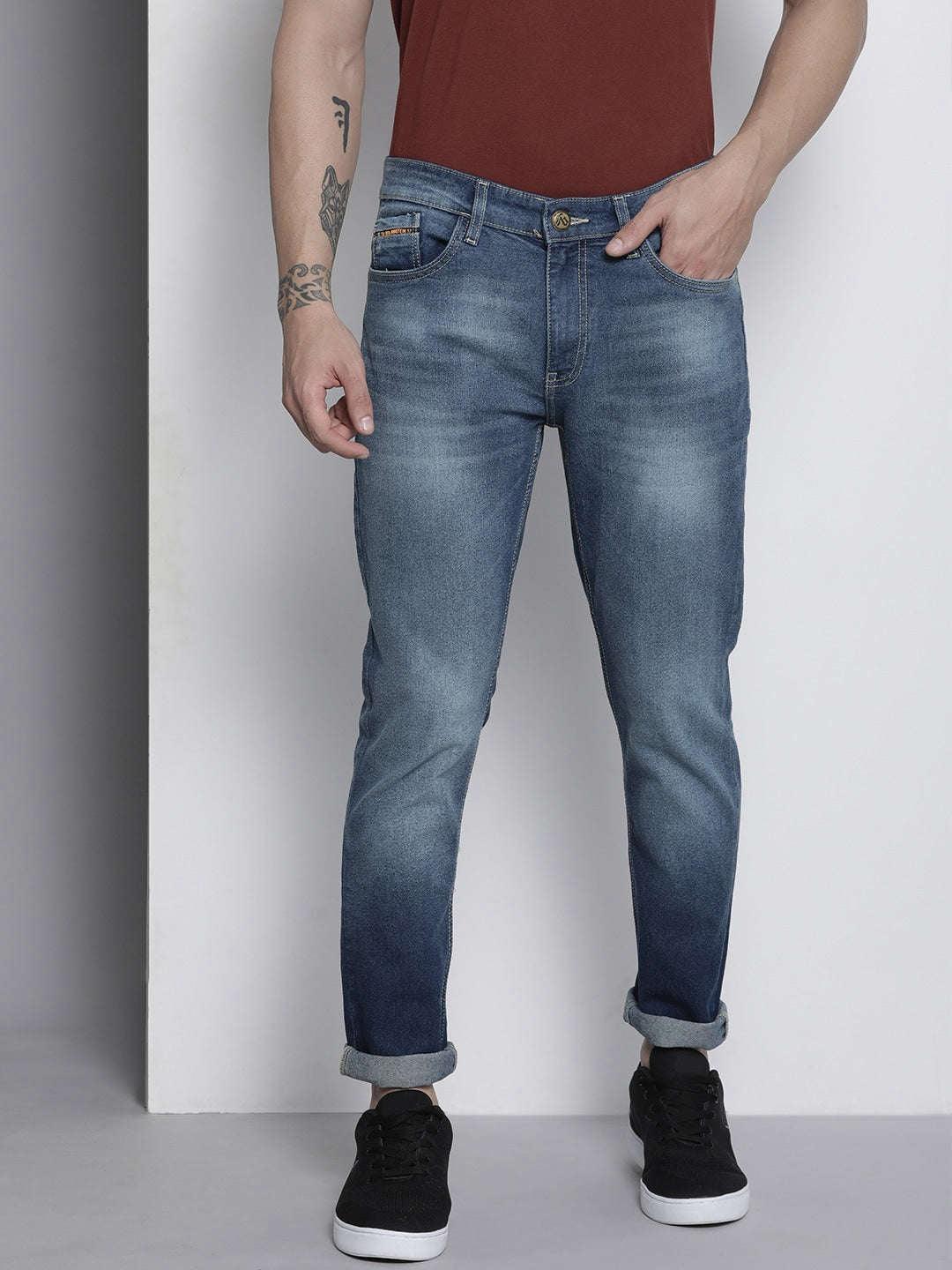 Men's Solid Jeans