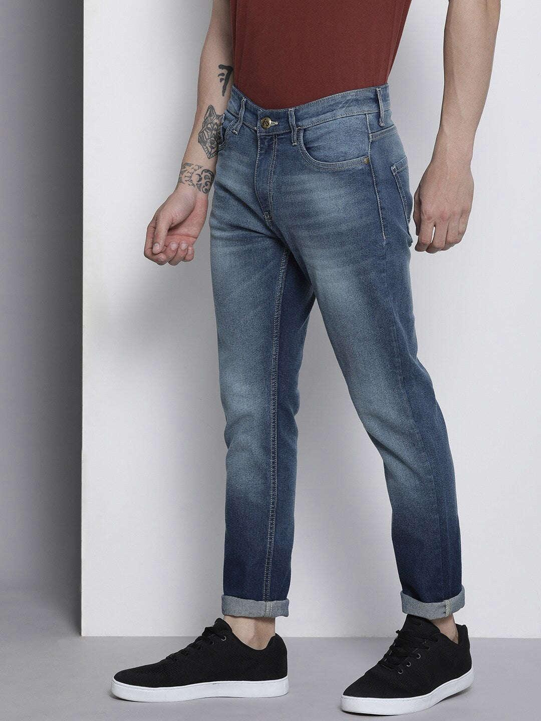 Men's Solid Jeans