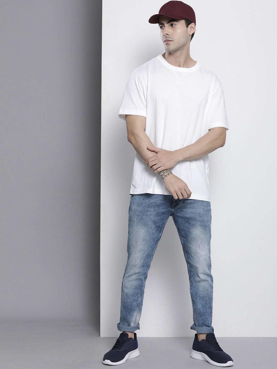 Men's Solid Jeans