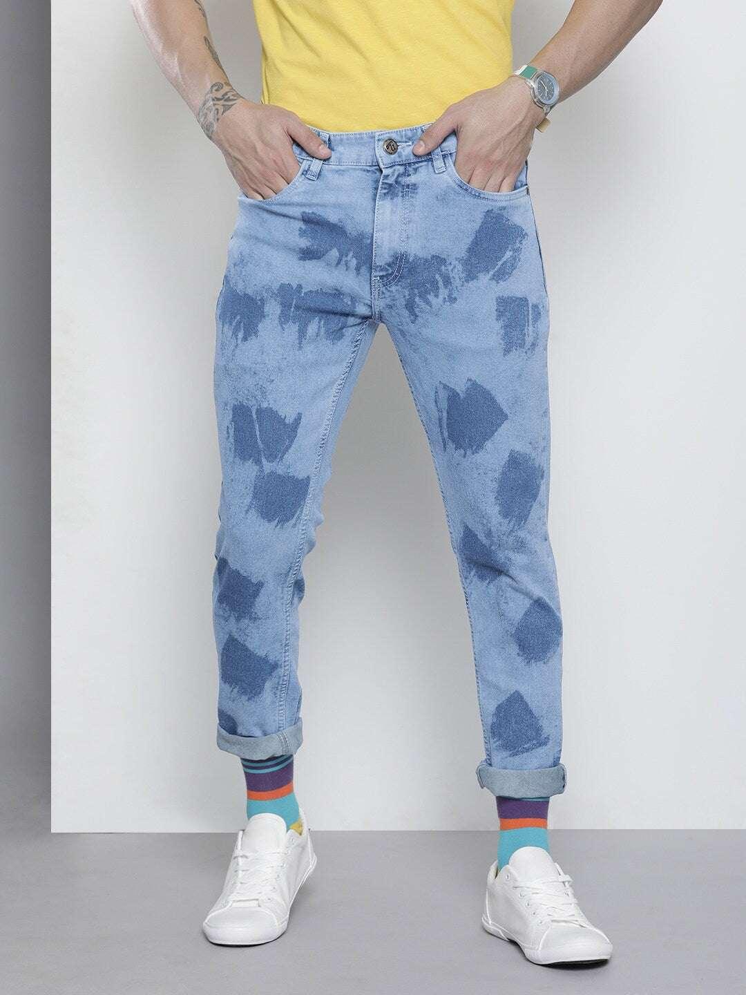 Men's Distressed Jeans