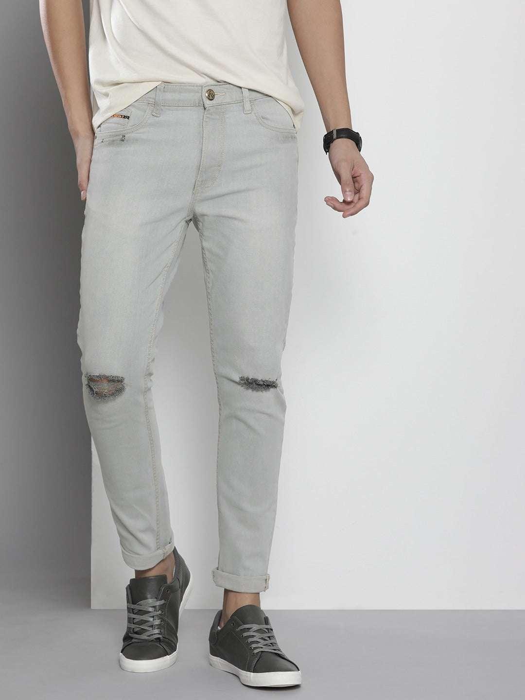 Men's Solid Jeans