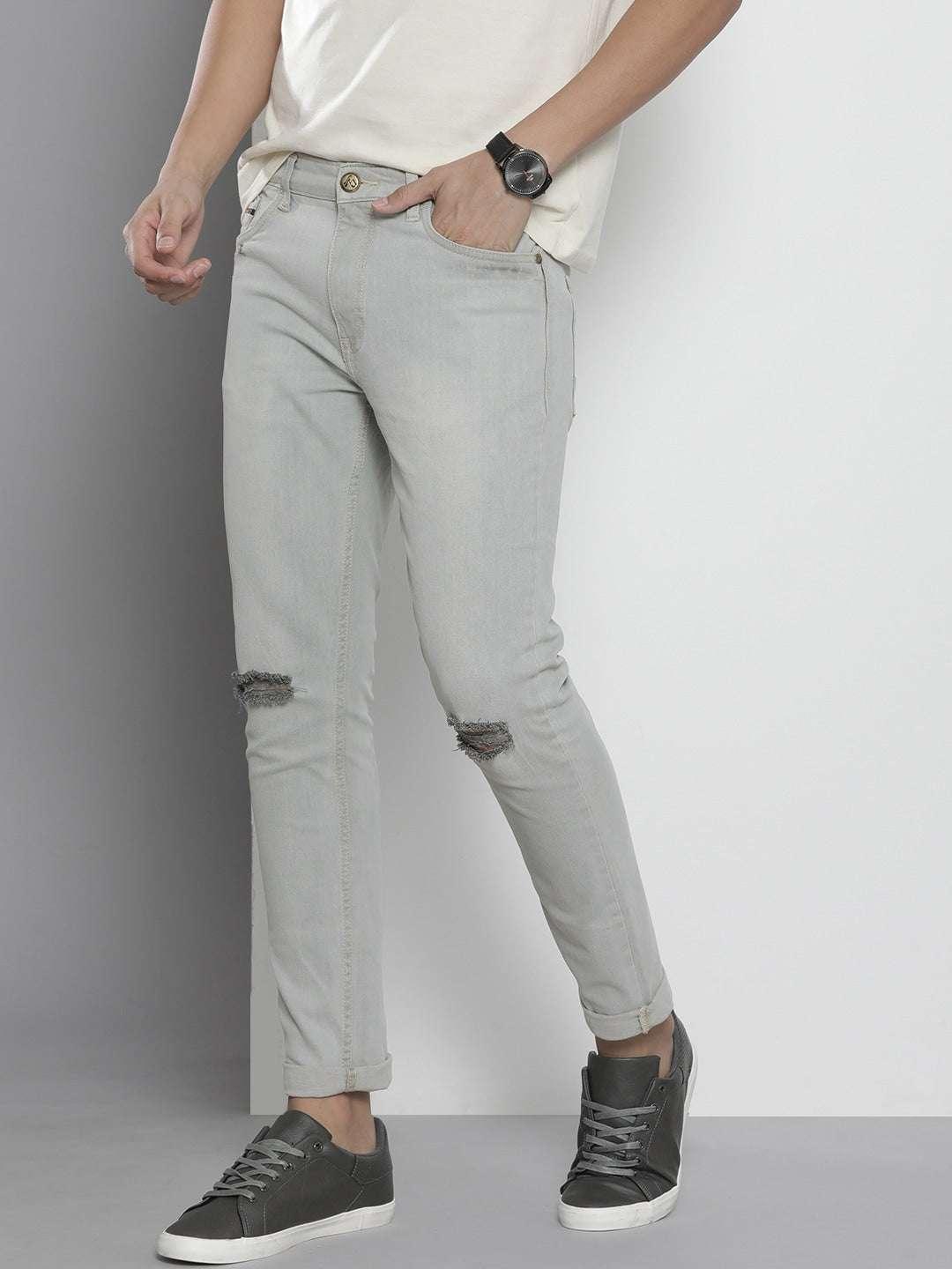 Men's Solid Jeans