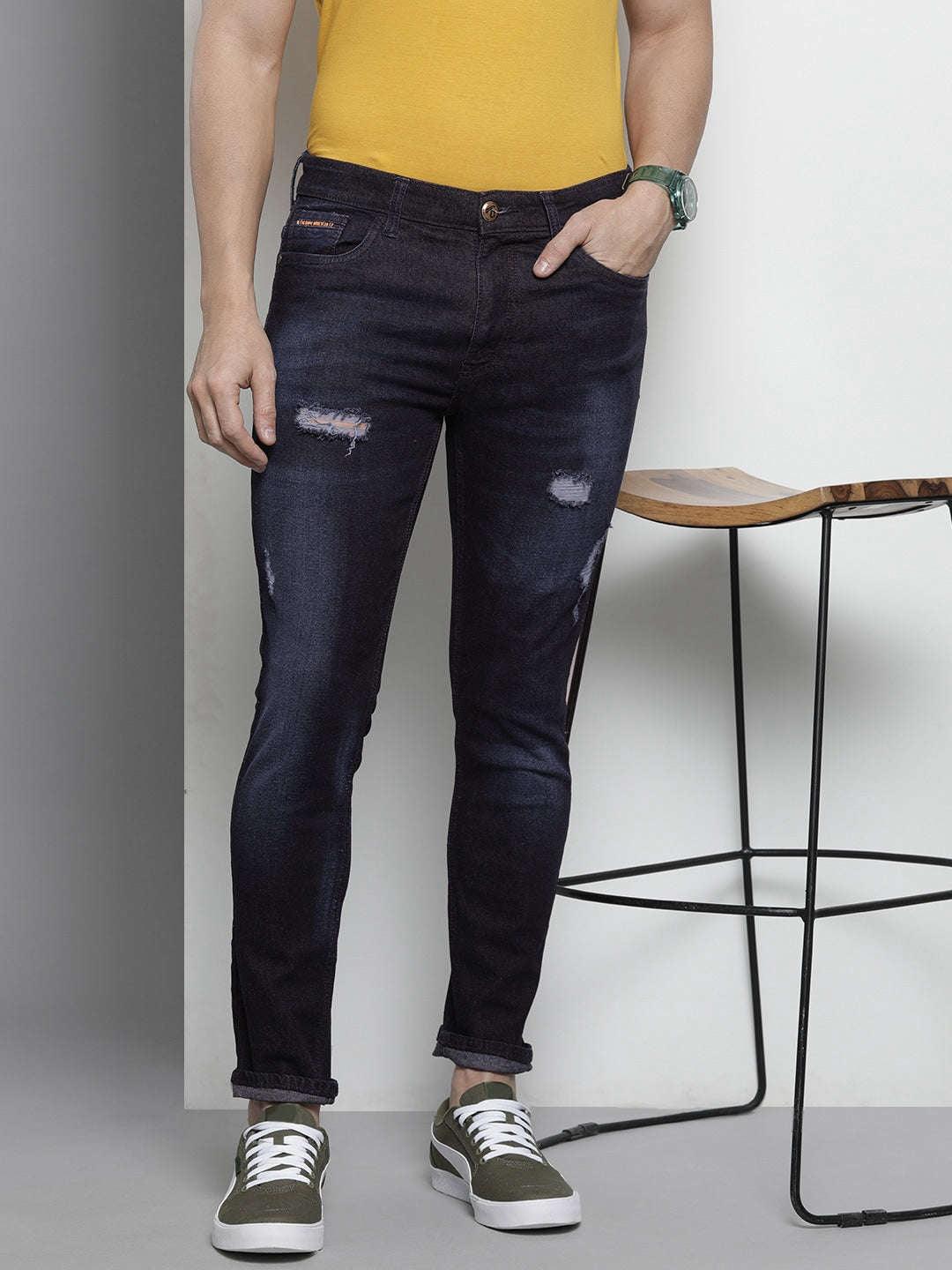 Men's Solid Jeans