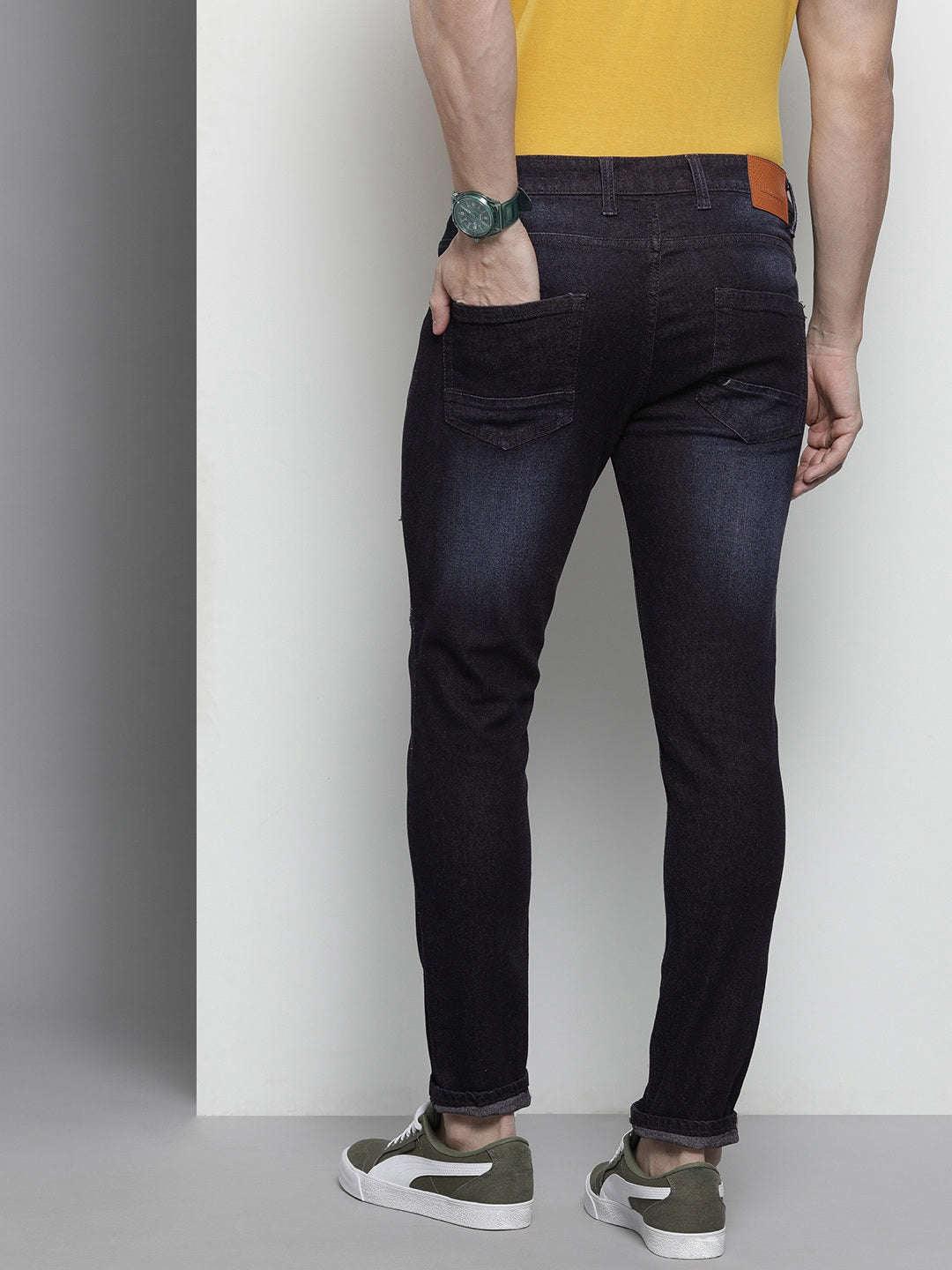 Men's Solid Jeans