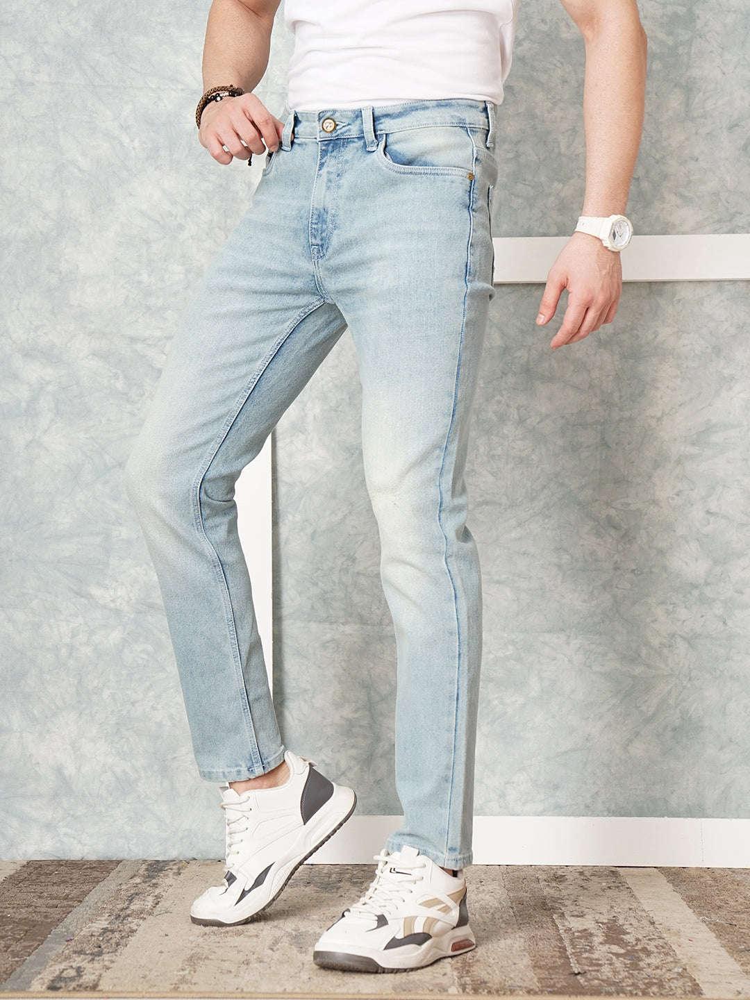 Men's Solid Jeans