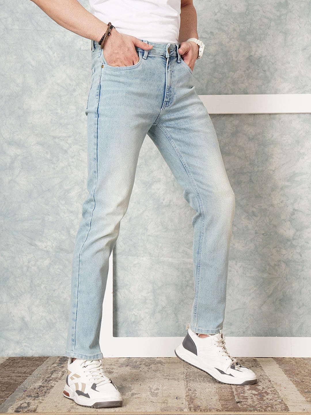 Men's Solid Jeans