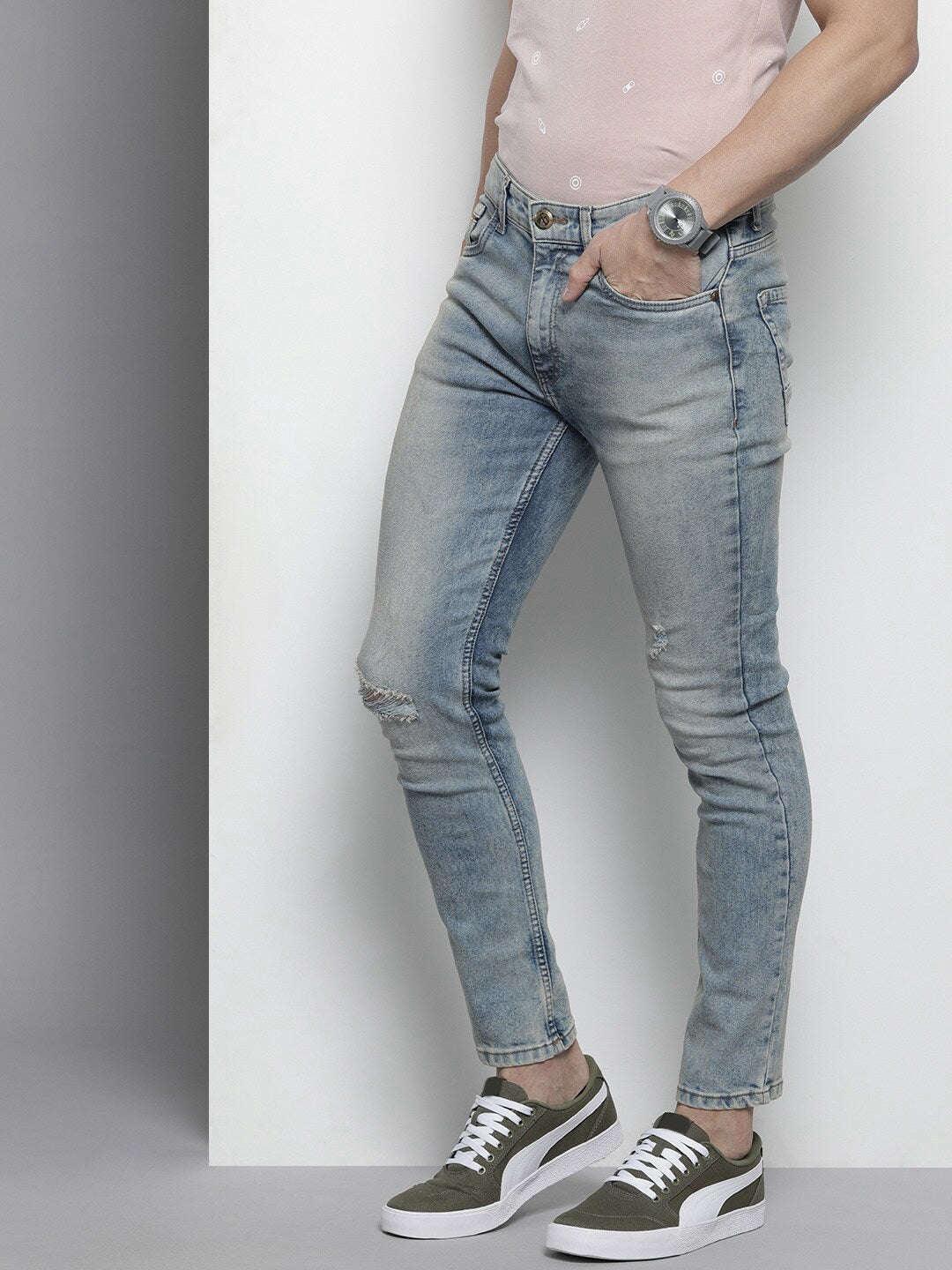 Men's Solid Jeans