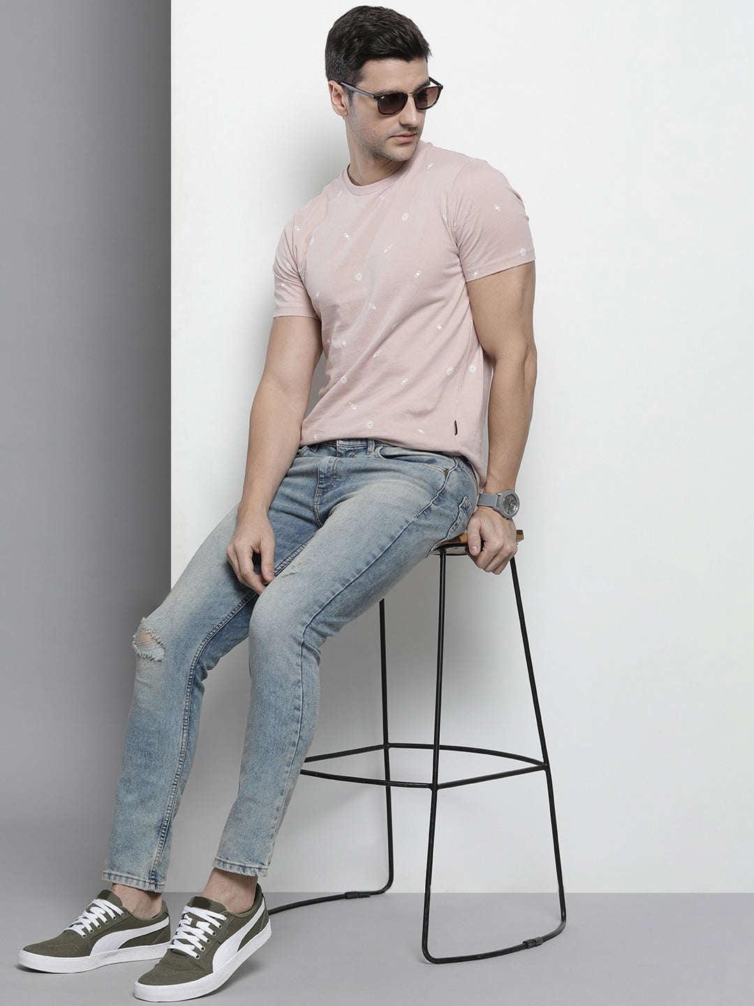 Men's Solid Jeans