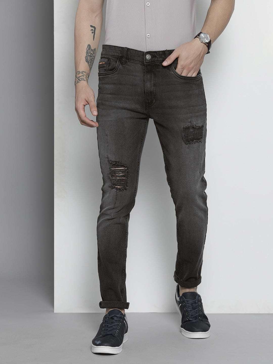 Men's Solid Jeans