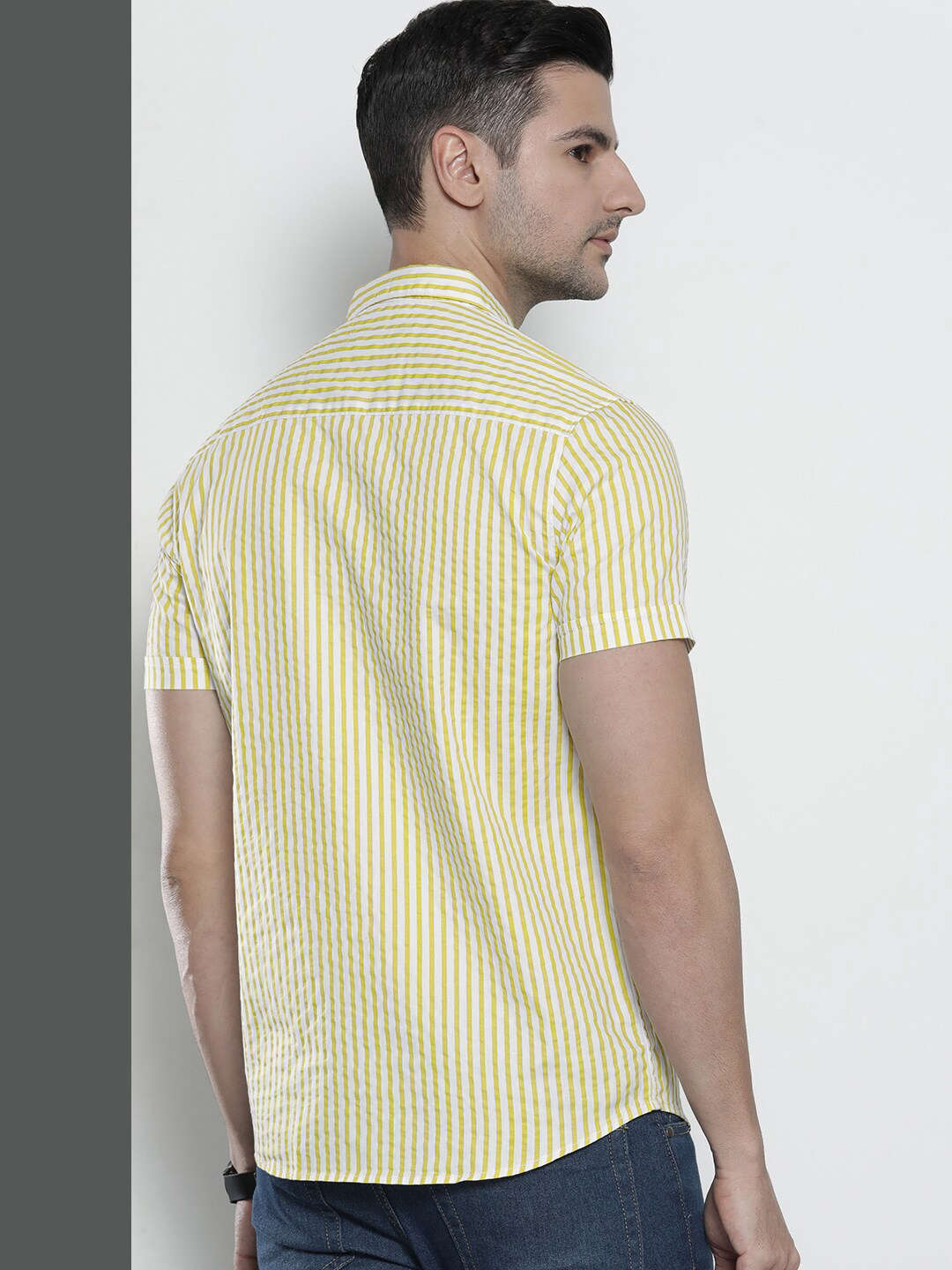 Men's Striped Casual Shirt