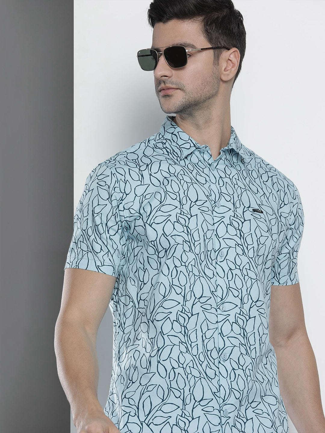 Men's Abstract Printed Shirt