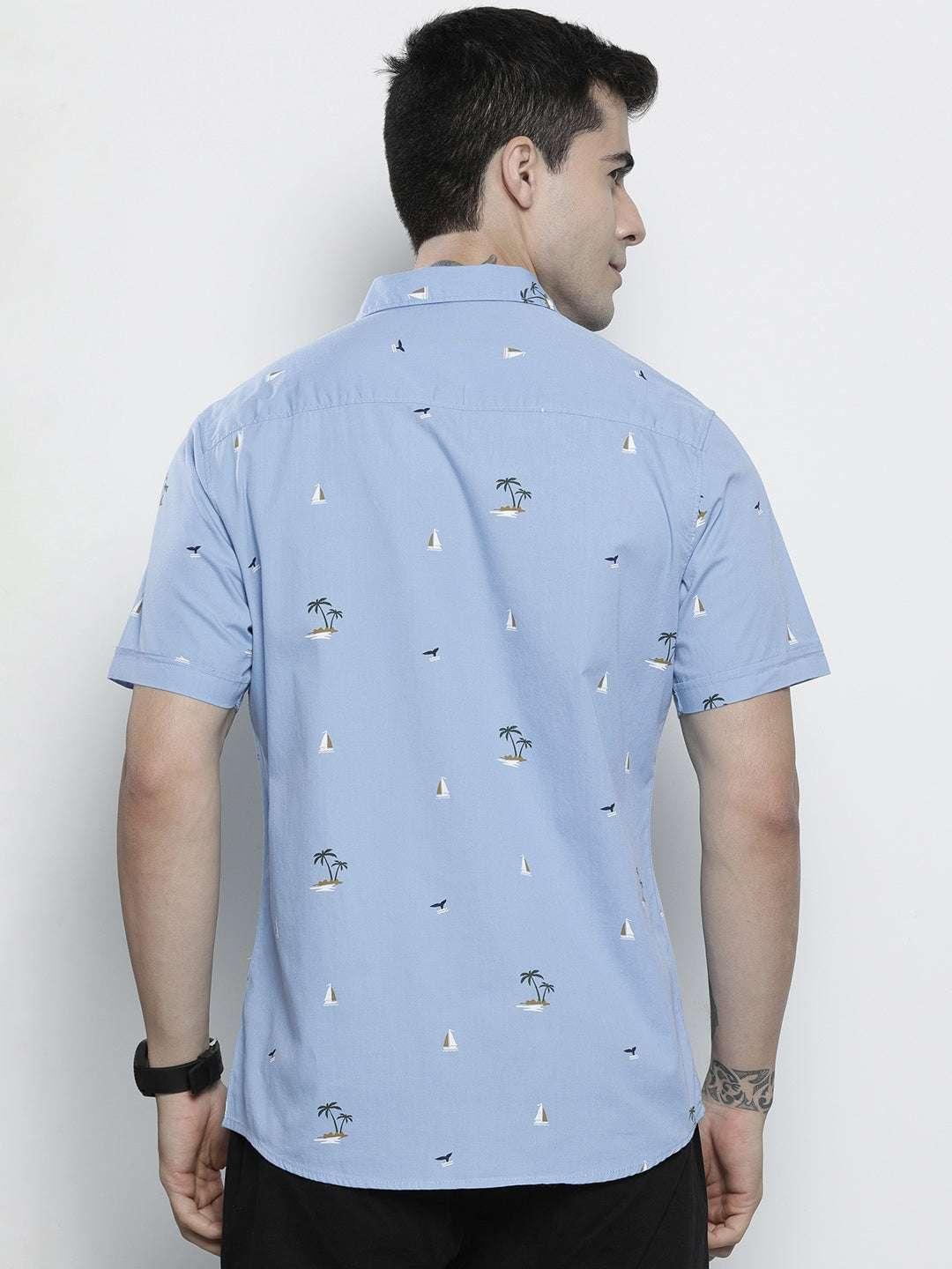 Men's Abstract Printed Shirt