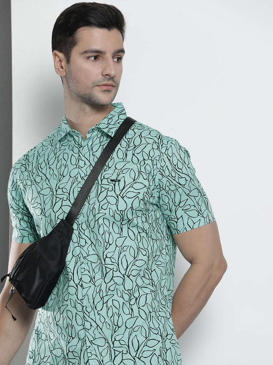 Men's Abstract Printed Shirt