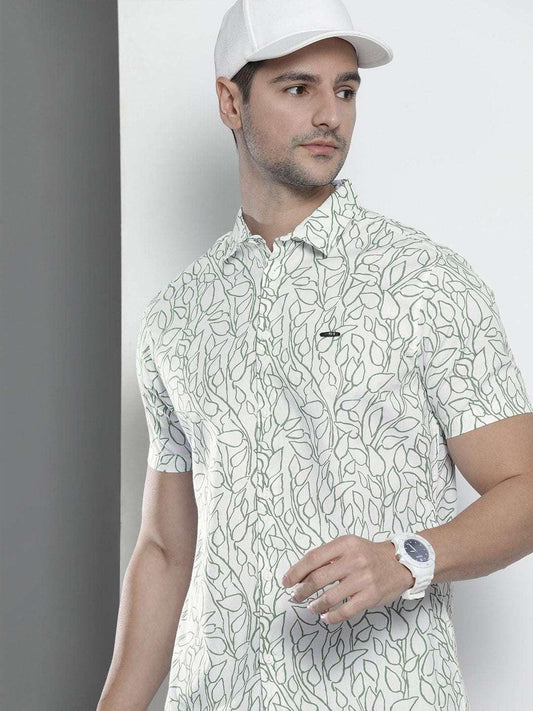 Men's Abstract Printed Shirt