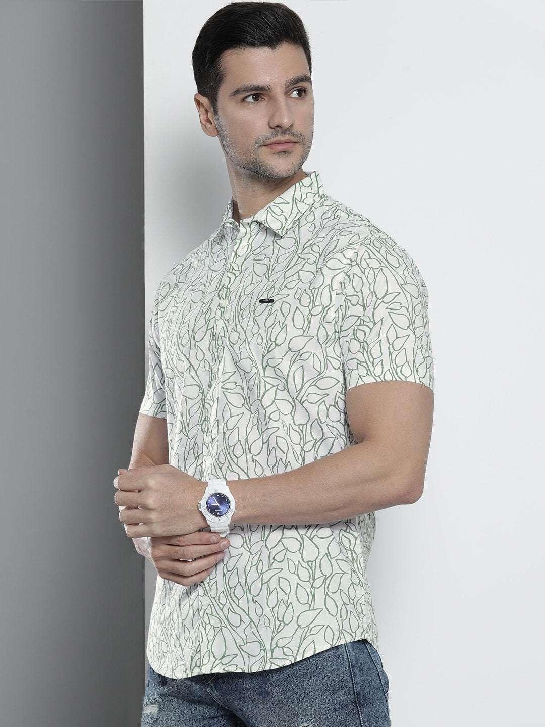 Men's Abstract Printed Shirt