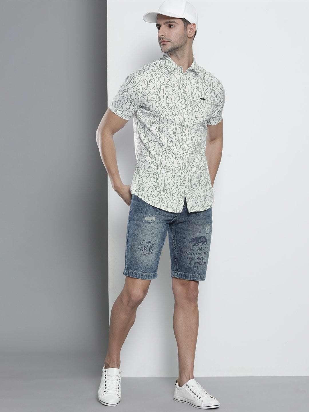 Men's Abstract Printed Shirt